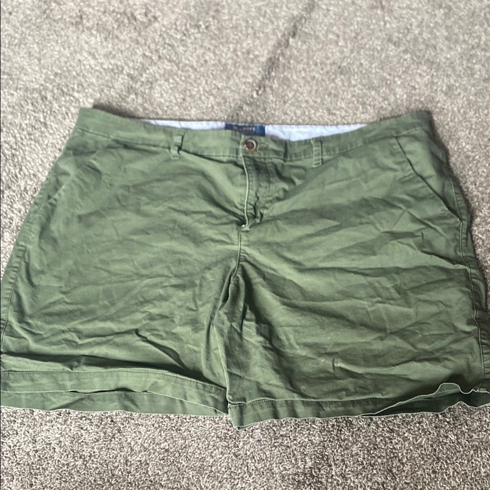 Green Casual Shorts